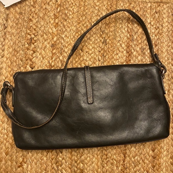 Coach Vintage Hamptons Shoulder Hobo Bag F2J-7573 Black Leather Small. Gorgeous. - Picture 2 of 9